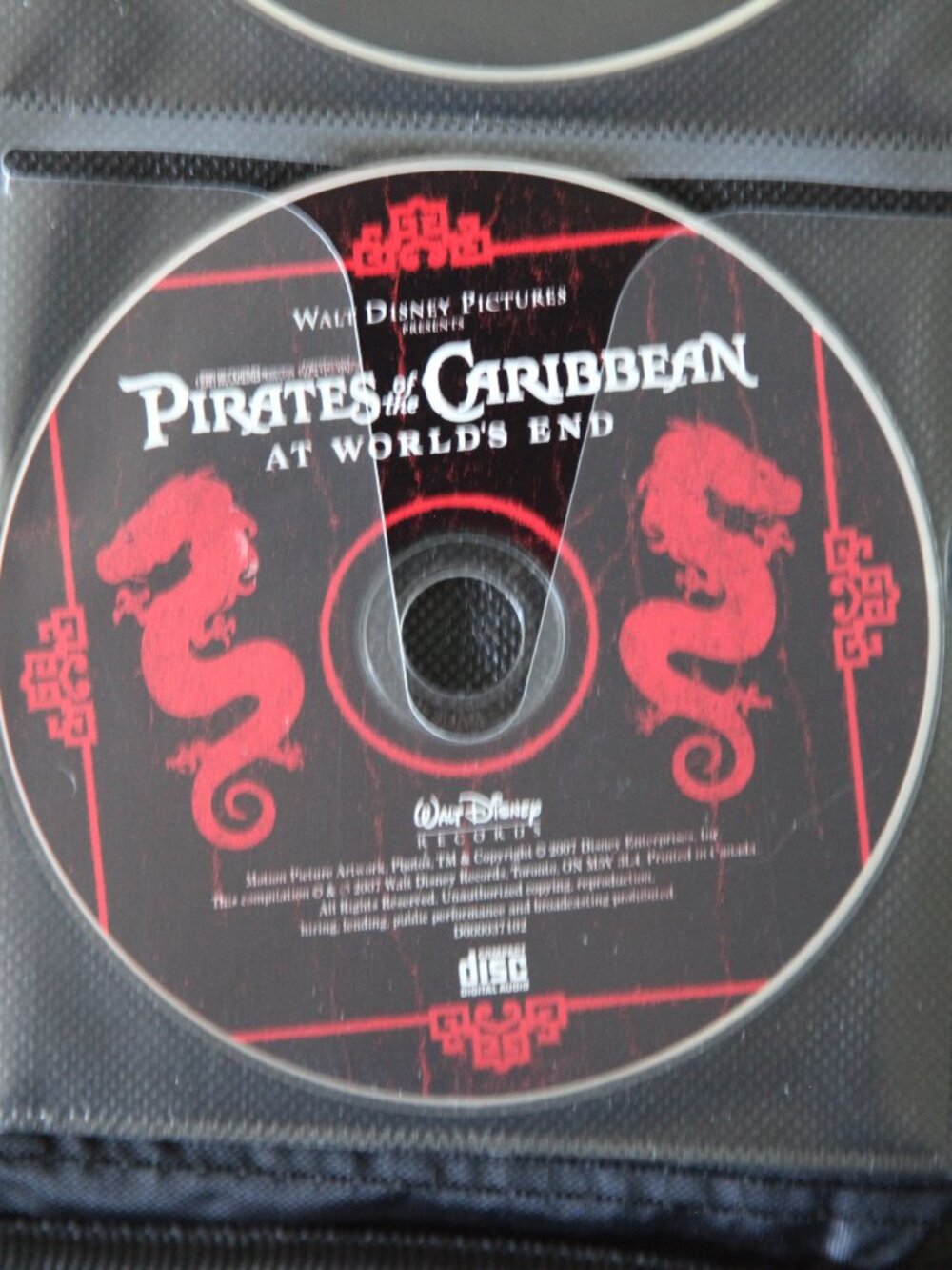 Pirates of the Caribbean: At World's End OST CD